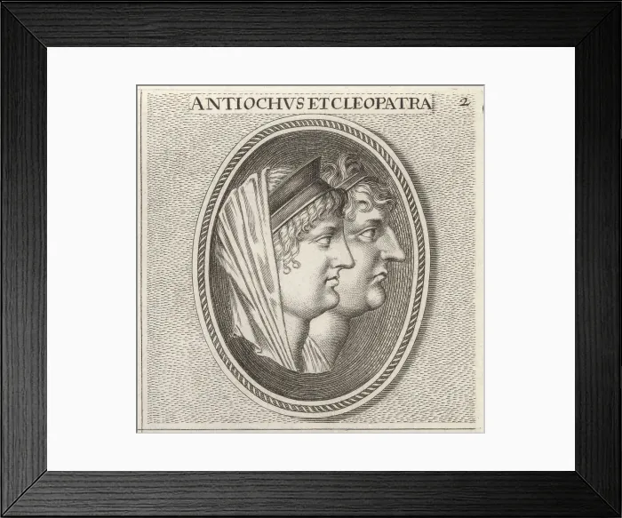 Framed Print : Cleopatra Thea and Antiochus VIII, Hellenistic Seleucid Empire Framed Print : Cleopatra Thea and Antiochus VIII, Hellenistic Seleucid Empire