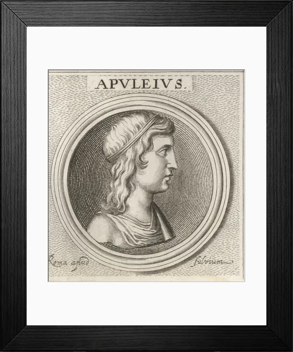 Framed Print : Apuleius, Numidian writer, philosopher and orator Framed Print : Apuleius, Numidian writer, philosopher and orator