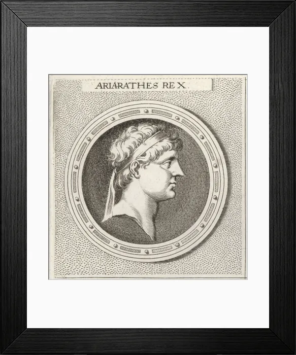 Framed Print : Ariarathes III, King of Cappadocia, 3nd century BC Framed Print : Ariarathes III, King of Cappadocia, 3nd century BC