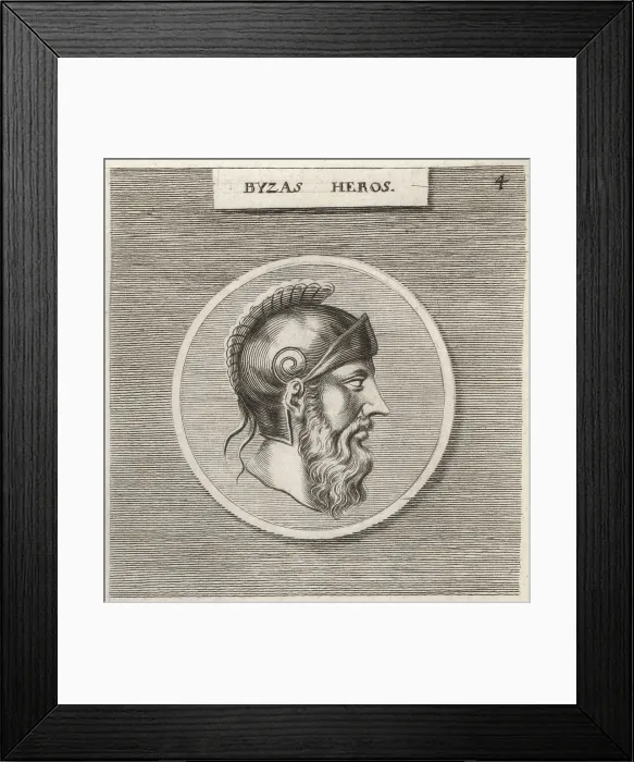 Framed Print : Byzas, mythical founder of Byzantium (Istanbul) Framed Print : Byzas, mythical founder of Byzantium (Istanbul)