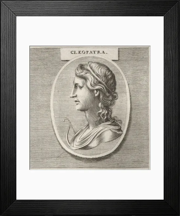 Framed Print : Cleopatra VII Philopator, Queen of Egypt, c.70-30 BC Framed Print : Cleopatra VII Philopator, Queen of Egypt, c.70-30 BC
