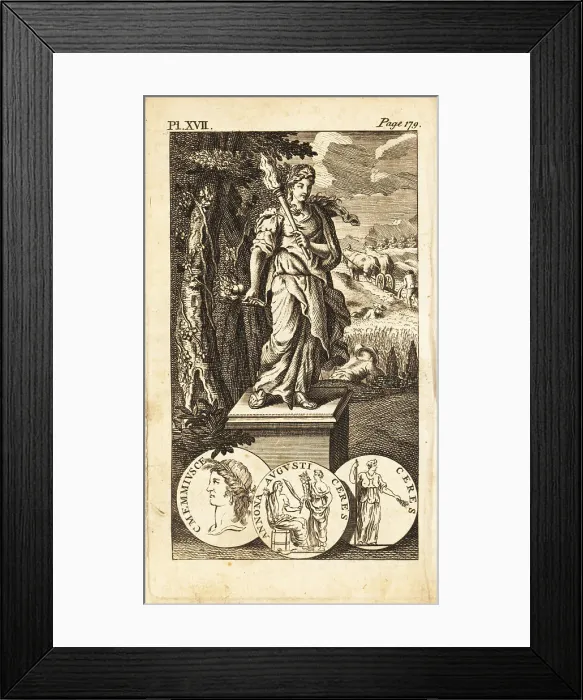Framed Print : Ceres, Roman goddess of agriculture, grain crops and fertility Framed Print : Ceres, Roman goddess of agriculture, grain crops and fertility