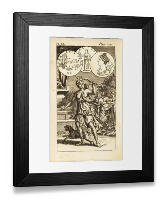 Framed Print : Diana, Roman goddess of the woods and the hunt Framed Print : Diana, Roman goddess of the woods and the hunt