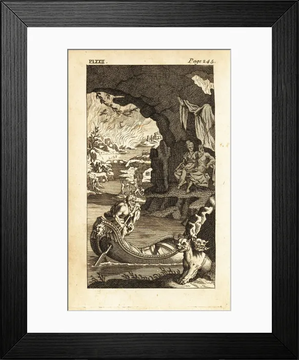 Framed Print : View of Greek Hell or Hades Framed Print : View of Greek Hell or Hades