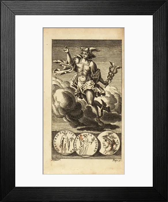Framed Print : Mercury, messenger of the Roman gods Framed Print : Mercury, messenger of the Roman gods