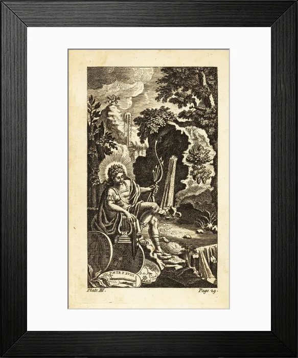 Framed Print : Apollo, Greek and Roman god of archery, music and dance Framed Print : Apollo, Greek and Roman god of archery, music and dance