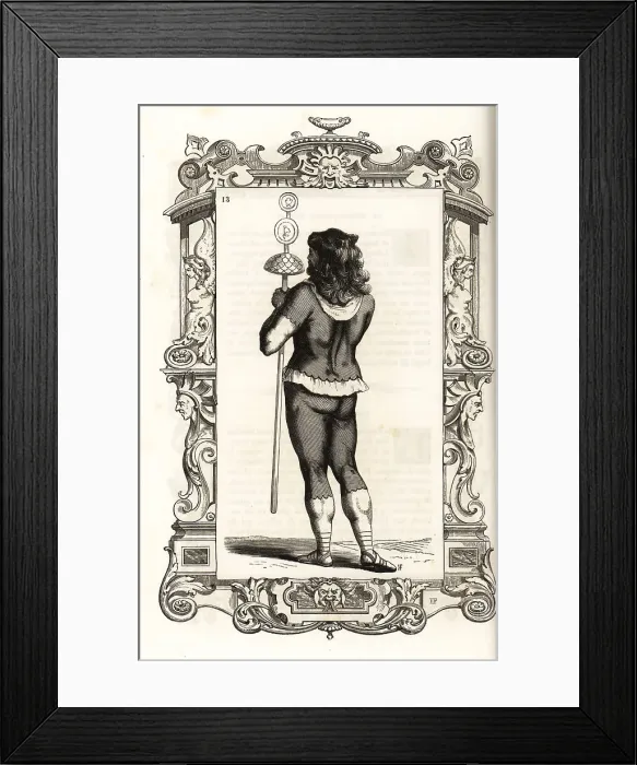 Framed Print : Costume of a Roman standard bearer Framed Print : Costume of a Roman standard bearer