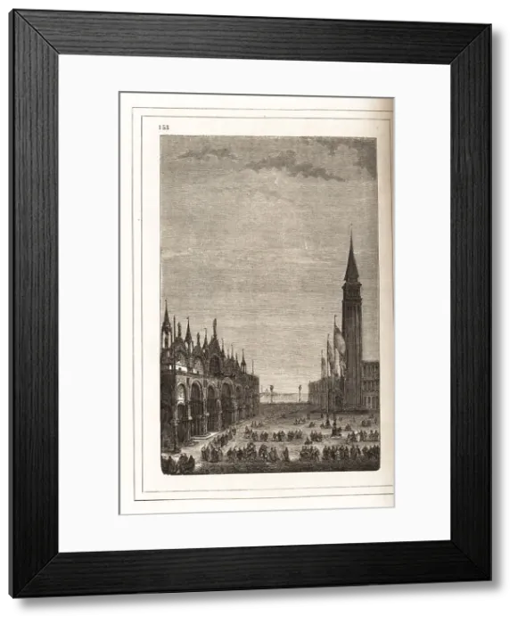 Framed Print : View of the Piazza San Marco, Venice, 16th century Framed Print : View of the Piazza San Marco, Venice, 16th century