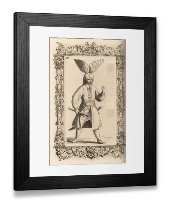 Framed Print : Turkish strongman or Roncassi Framed Print : Turkish strongman or Roncassi