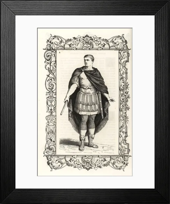 Framed Print : Battle costume of an ancient Roman consul or tribune Framed Print : Battle costume of an ancient Roman consul or tribune