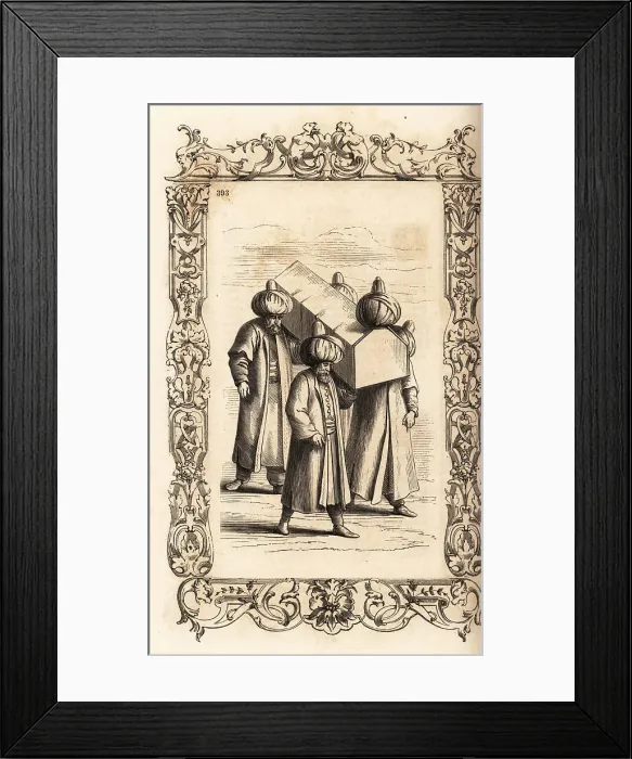 Framed Print : Turkish funeral rites, Ottoman Empire, 16th century Framed Print : Turkish funeral rites, Ottoman Empire, 16th century