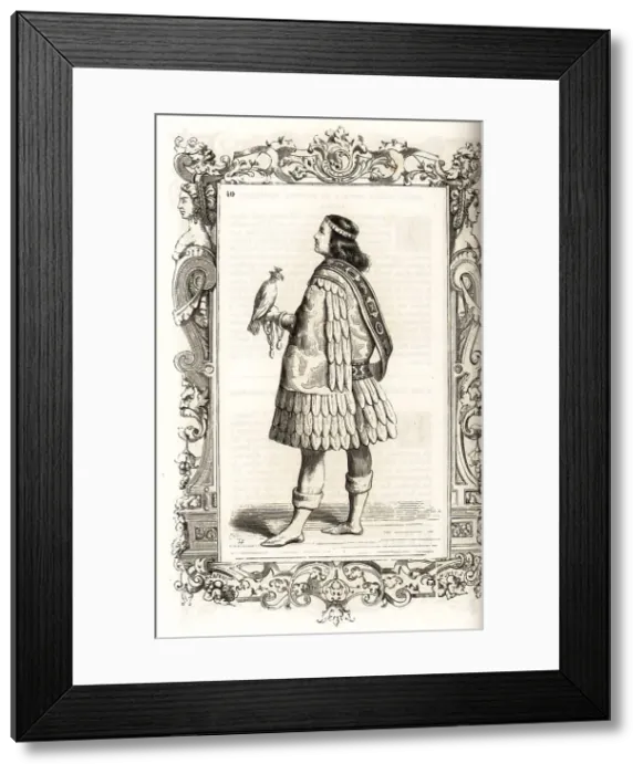 Framed Print : Hunting costume of a baron of Venice, circa 1000 Framed Print : Hunting costume of a baron of Venice, circa 1000