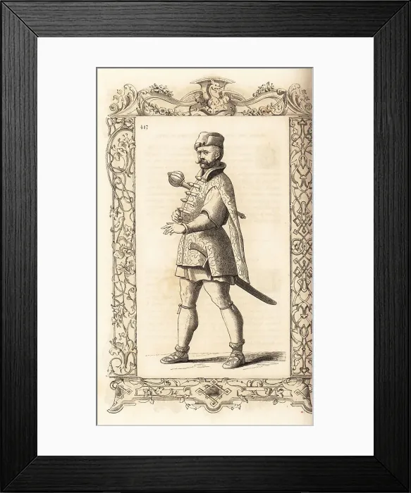 Framed Print : Man of Slavonia or Dalmatia, 16th century Framed Print : Man of Slavonia or Dalmatia, 16th century