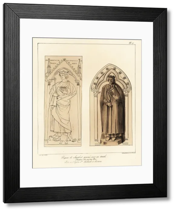 Framed Print : Sigebert I (c. 535-575), Frankish king of Austrasia Framed Print : Sigebert I (c. 535-575), Frankish king of Austrasia