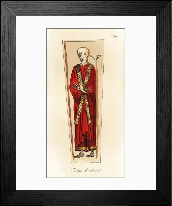 Framed Print : Tomb of Abbot Morard, Abbey of Saint-Germain-des-Prés, Paris Framed Print : Tomb of Abbot Morard, Abbey of Saint-Germain-des-Prés, Paris