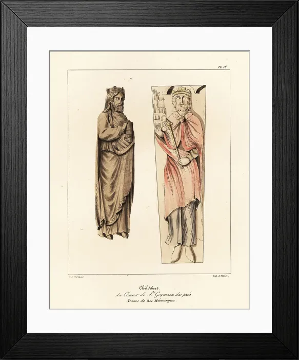 Framed Print : Childebert I, King of Paris, Frankish King of the Merovingian dy Framed Print : Childebert I, King of Paris, Frankish King of the Merovingian dy