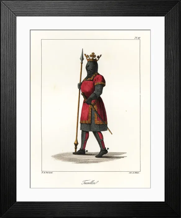 Framed Print : Tassilo III (c.741~796), Duke of Bavaria Framed Print : Tassilo III (c.741~796), Duke of Bavaria