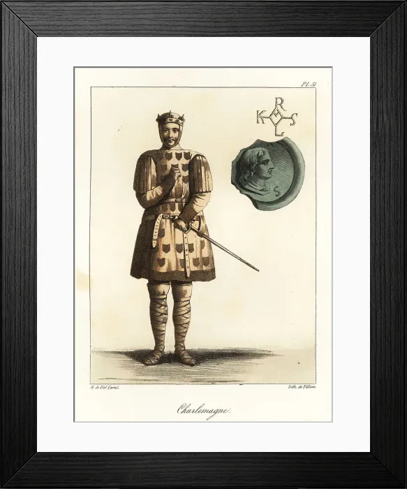 Framed Print : Armour and seal of Charlemagne Framed Print : Armour and seal of Charlemagne