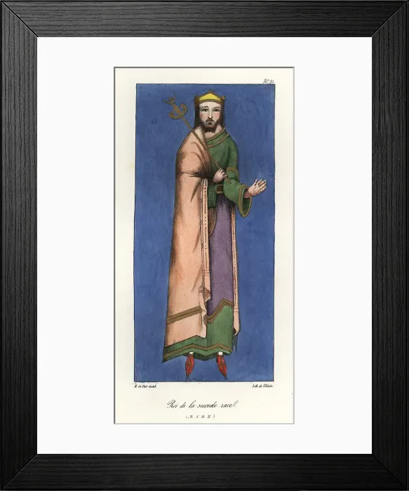 Framed Print : King of the Carolingian dynasty Framed Print : King of the Carolingian dynasty