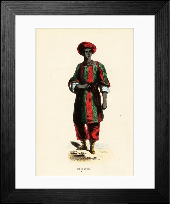 Framed Print : King of the Hausa people, Nigeria Framed Print : King of the Hausa people, Nigeria