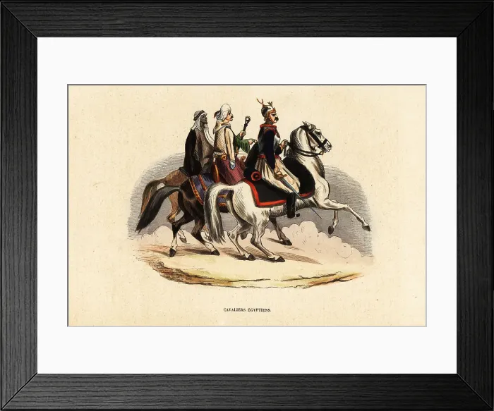 Framed Print : Egyptian cavalry, 19th century Framed Print : Egyptian cavalry, 19th century