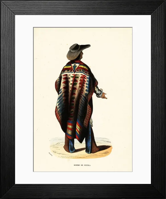 Framed Print : Man of Puebla, Mexico Framed Print : Man of Puebla, Mexico