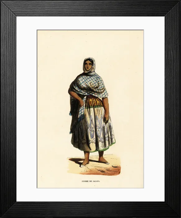 Framed Print : Woman of the city of Xalapa, Veracruz, Mexico Framed Print : Woman of the city of Xalapa, Veracruz, Mexico
