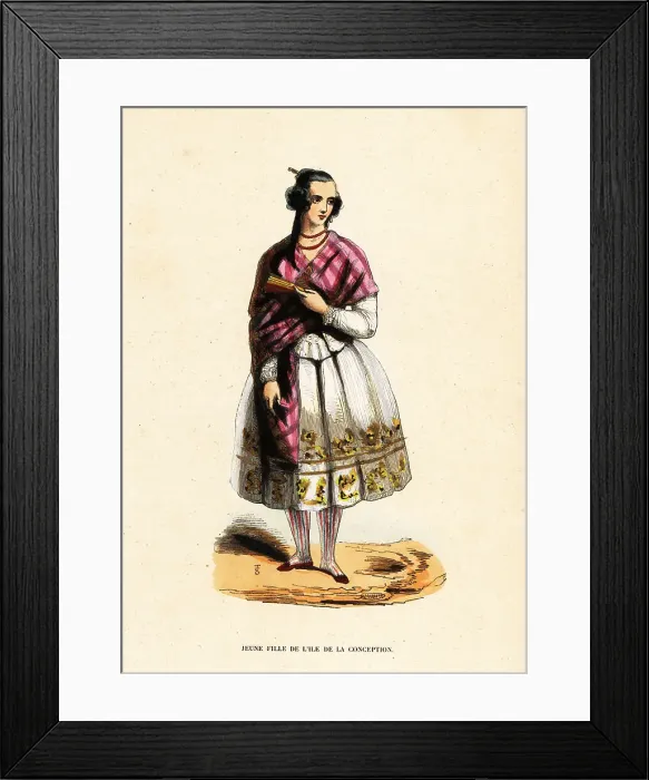 Framed Print : Young Mapuche girl of the city of Concepcion, Chile Framed Print : Young Mapuche girl of the city of Concepcion, Chile