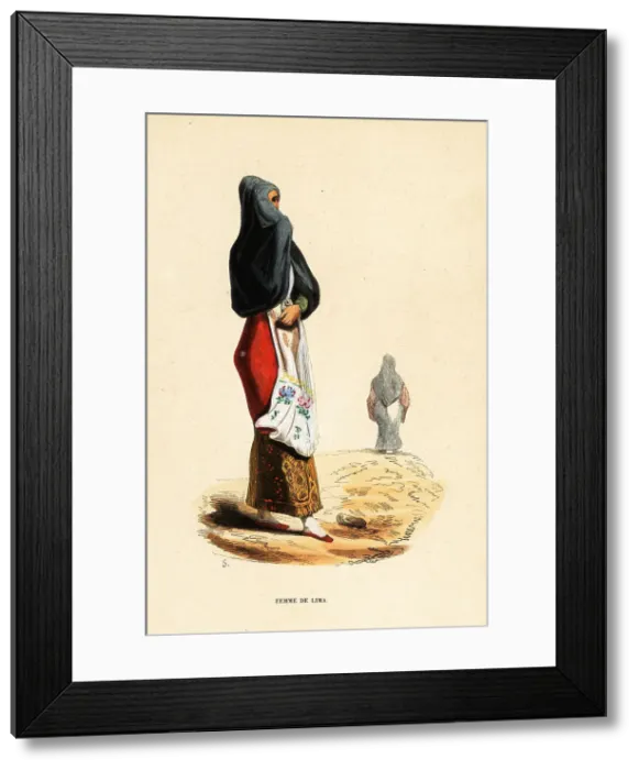 Framed Print : Native American woman of Lima, Peru Framed Print : Native American woman of Lima, Peru