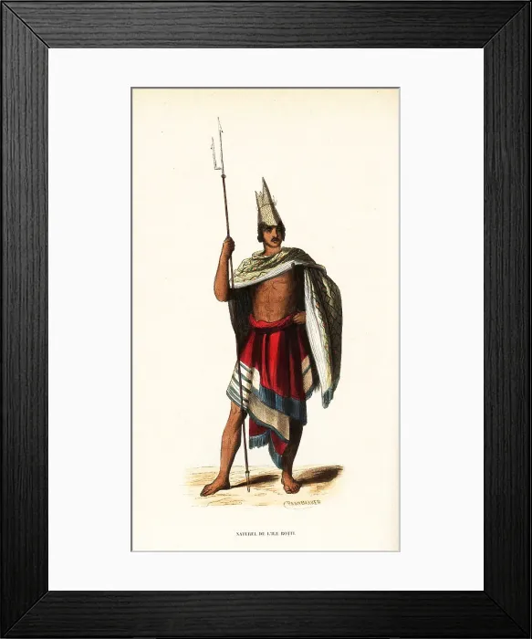 Framed Print : Native of Rote Island, East Nusa Tenggara, Indonesia Framed Print : Native of Rote Island, East Nusa Tenggara, Indonesia