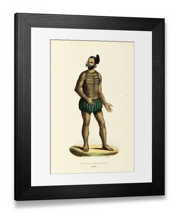 Framed Print : Native man of Tikei Island, Tuamotu group, French Polynesia Framed Print : Native man of Tikei Island, Tuamotu group, French Polynesia