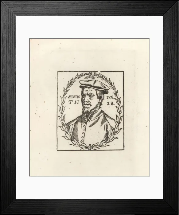 Framed Print : Thomas Hill, English writer, astrologer and translator Framed Print : Thomas Hill, English writer, astrologer and translator