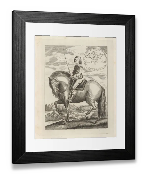 Framed Print : King James II of England, as Duke of York, 1633-1701 Framed Print : King James II of England, as Duke of York, 1633-1701