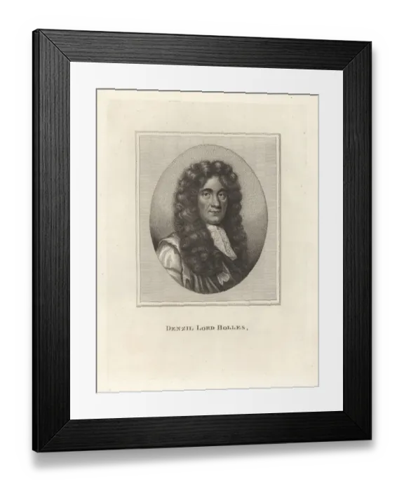 Framed Print : Denzil Holles, 1st Baron Holles, 1598-1680 Framed Print : Denzil Holles, 1st Baron Holles, 1598-1680