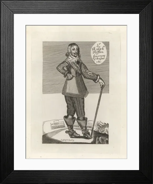 Framed Print : Sir Ralph Hopton, Governour of Bristol, 1596-1652 Framed Print : Sir Ralph Hopton, Governour of Bristol, 1596-1652