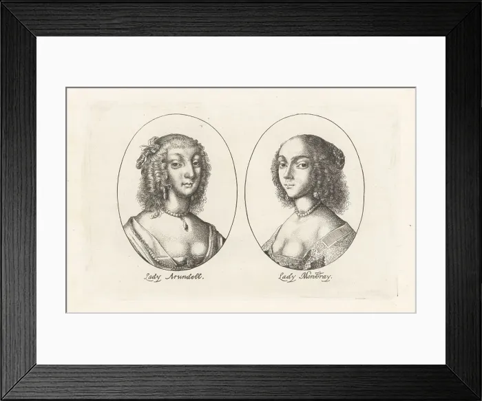 Framed Print : Lady Arundel and Lady Mowbray Framed Print : Lady Arundel and Lady Mowbray