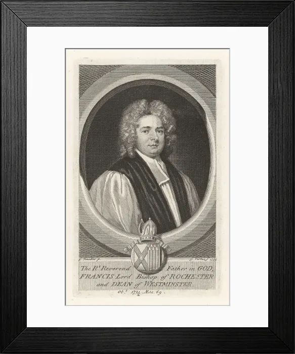 Framed Print : Francis Atterbury, Bishop of Rochester Framed Print : Francis Atterbury, Bishop of Rochester