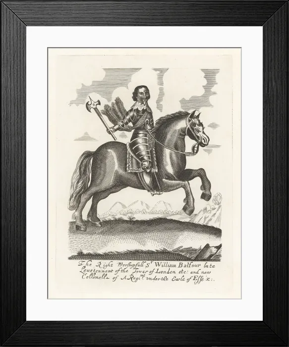 Framed Print : Sir William Balfour, Scottish professional soldier, c.1578-1660 Framed Print : Sir William Balfour, Scottish professional soldier, c.1578-1660