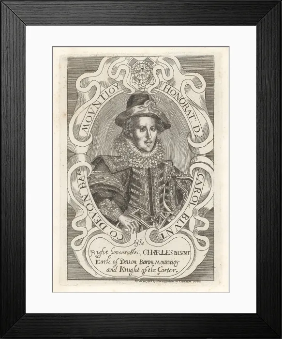 Framed Print : Charles Blount, 1st Earl of Devonshire, 1563-1606 Framed Print : Charles Blount, 1st Earl of Devonshire, 1563-1606