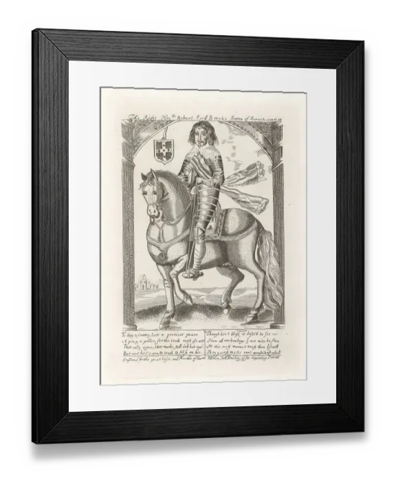 Framed Print : Robert Greville, 2nd Baron Brooke, 1607-1643 Framed Print : Robert Greville, 2nd Baron Brooke, 1607-1643