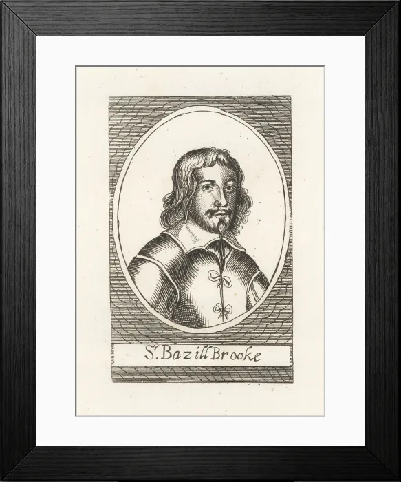 Framed Print : Sir Basil Brooke, royalist conspirator, 1576-1646 Framed Print : Sir Basil Brooke, royalist conspirator, 1576-1646