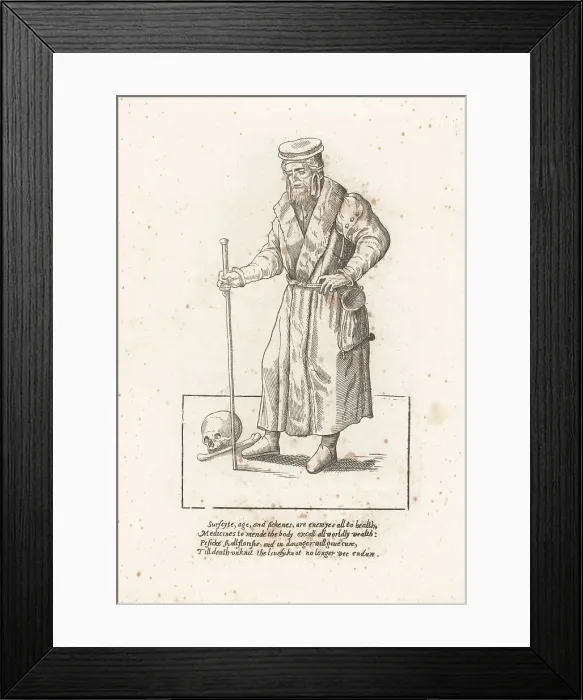 Framed Print : William Bullein, English physician and cleric, c.1515-1576 Framed Print : William Bullein, English physician and cleric, c.1515-1576