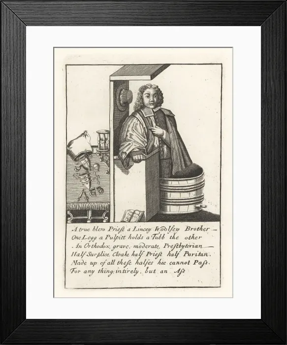 Framed Print : Gilbert Burnet, Scottish philosopher and historian, 1643-1715 Framed Print : Gilbert Burnet, Scottish philosopher and historian, 1643-1715