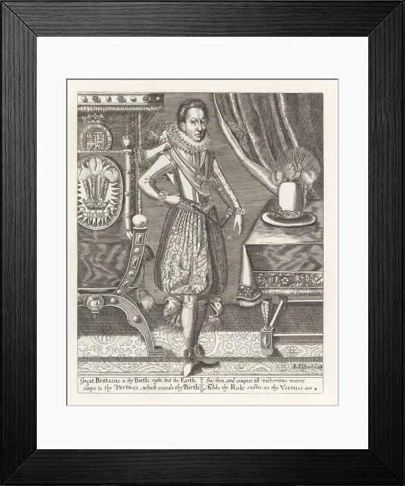 Framed Print : Charles, Prince of Wales, later King Charles I of England Framed Print : Charles, Prince of Wales, later King Charles I of England