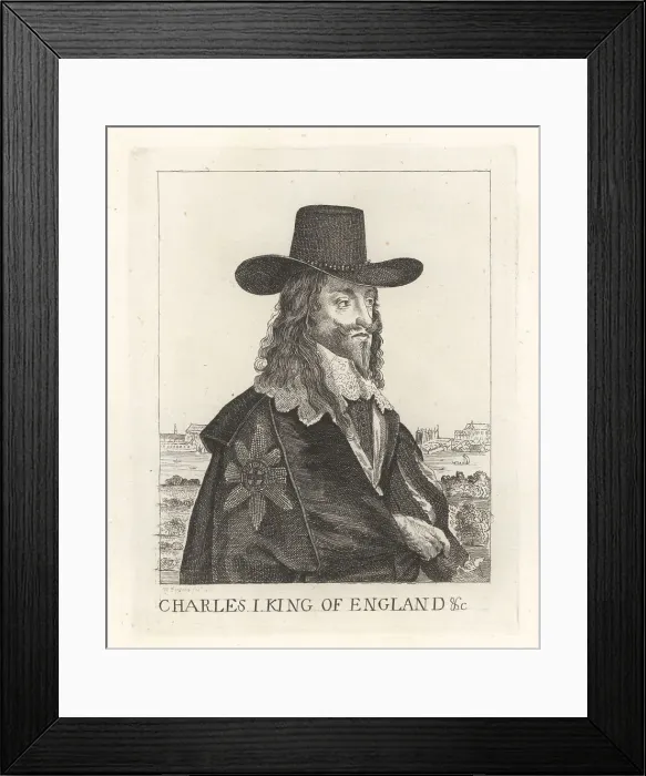Framed Print : Portrait of King Charles I of England Framed Print : Portrait of King Charles I of England