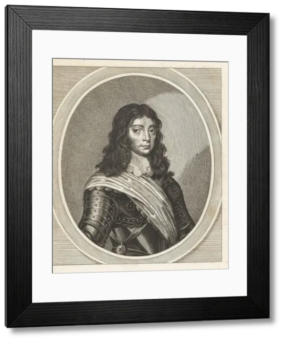 Framed Print : Prince Charles, later Charles II of England, in armour Framed Print : Prince Charles, later Charles II of England, in armour