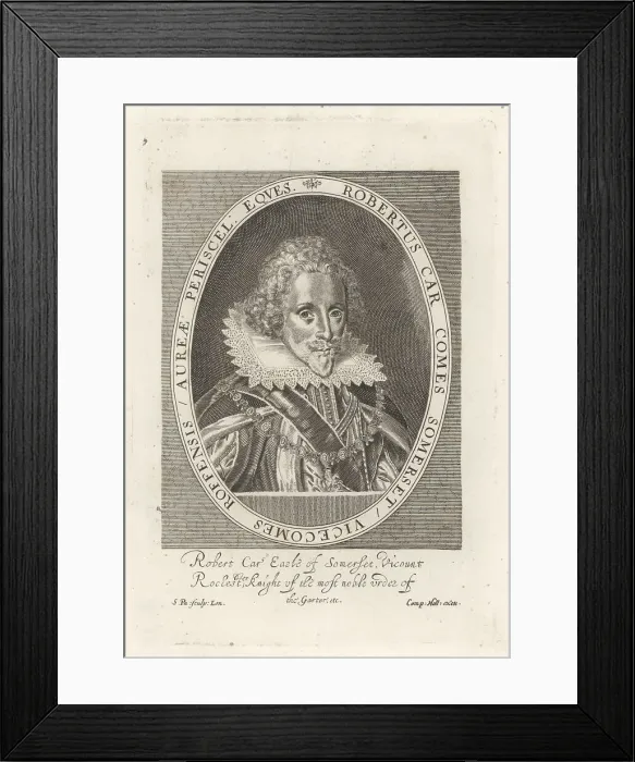 Framed Print : Robert Carr, 1st Earl of Somerset Framed Print : Robert Carr, 1st Earl of Somerset