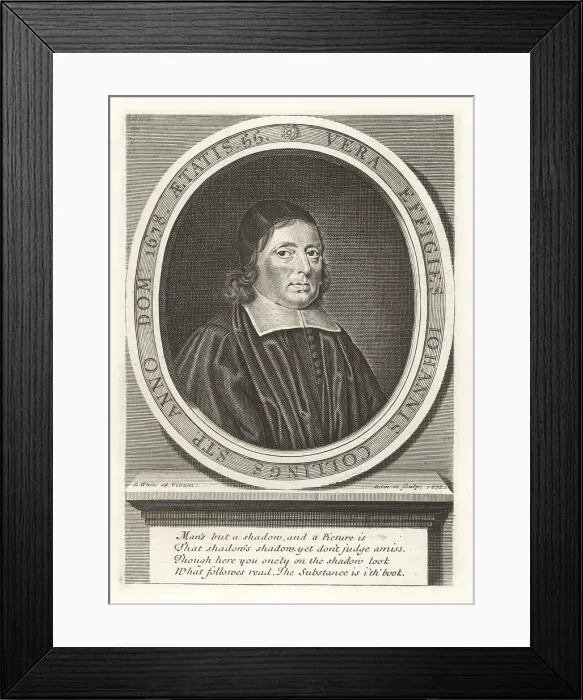 Framed Print : John Collinges, English theologian and writer, 1623-1690 Framed Print : John Collinges, English theologian and writer, 1623-1690