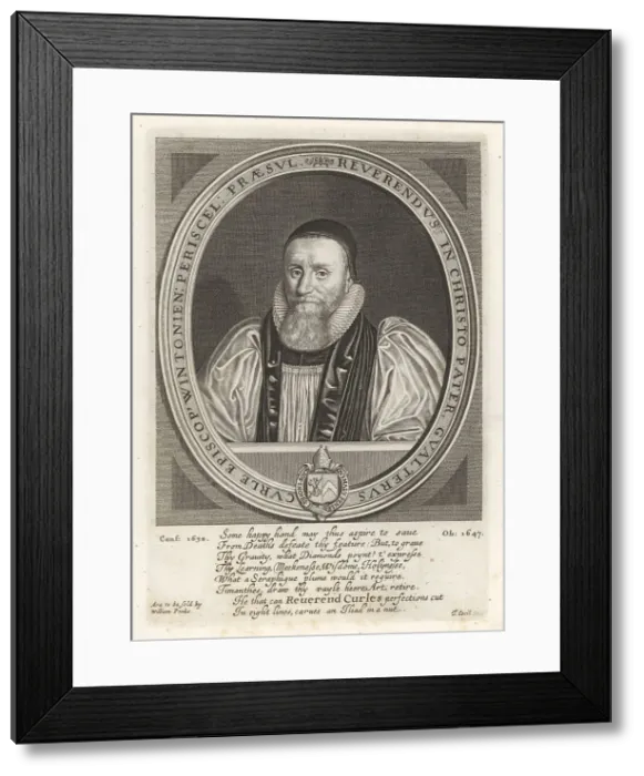Framed Print : Walter Curle, Bishop of Winchester, 1575-1647 Framed Print : Walter Curle, Bishop of Winchester, 1575-1647