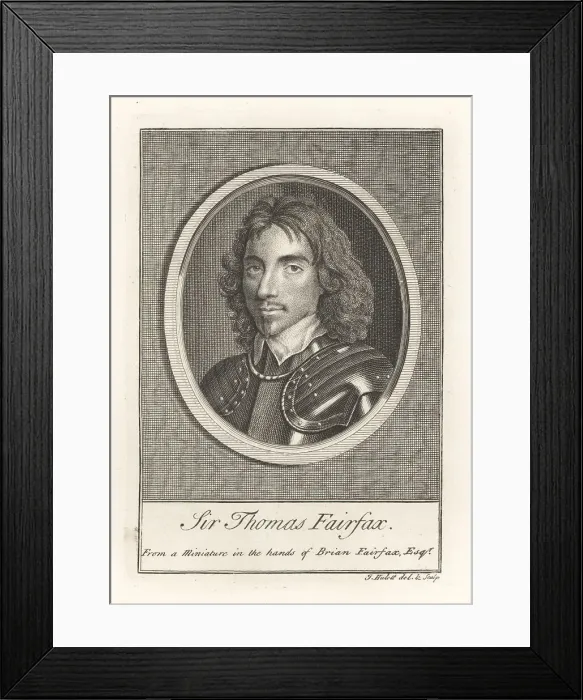 Framed Print : Sir Thomas Fairfax, Parliamentary General, 1612-1671 Framed Print : Sir Thomas Fairfax, Parliamentary General, 1612-1671